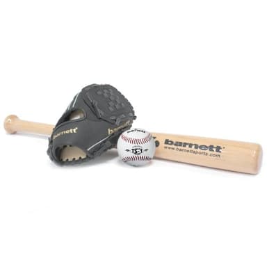 BGBW-1 (BBW-32, JL-120, BS-1) Set Baseball, Batte en Bois, Gant, Balle Senior