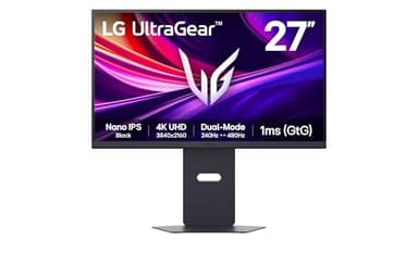 LG Ultragear™ 27G850A-B Ecran PC Gaming 27" - Dalle IPS résolution UHD (3840x2160), 1ms 240Hz, DisplayHDR™ 600, DCI-P3 99% (CIE1976), FreeSync Premium Pro, G-Sync Compatible