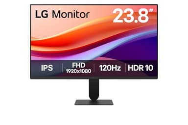 LG Ultrafine™ 24U411A-B Écran PC 24" - Dalle IPS résolution FHD (1920 x 1080), 5ms 120Hz, HDR 10, DCI-P3 99% (CIE1931), Mode Lecture, inclinable