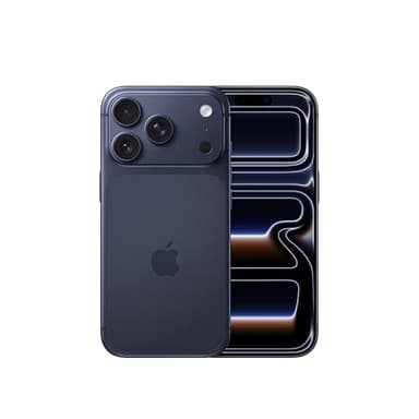 Apple iPhone 17 Pro 256 Go : Écran 6,3 Pouces Jusqu’à 120 Hz, Puce A19 Pro, Autonomie prodigieuse, Système caméra Pro Fusion avec caméra Avant Center Stage ; Bleu Intense