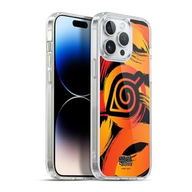 Head Case Designs sous Licence Officielle Naruto Shippuden Konoha Neuf-Queues Iconique Coque en Gel [Qualité Militaire] Compatible avec Apple iPhone 13 Pro Max Et Compatible avec MagSafe