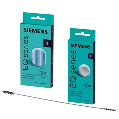 SIEMENS TZ80001 Lot de 10 tablettes de nettoyage + 3 tablettes détartrantes pour EQ Series
