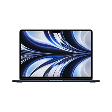 Apple MacBook Air Portable avec Puce M2 : écran Liquid Retina de 13,6 Pouces, 16 Go de RAM, 256 Go de Stockage SSD, Clavier rétroéclairé, caméra FaceTime HD 1080p ; Minuit