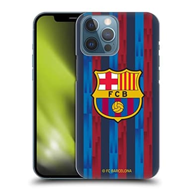 Head Case Designs sous Licence Officielle FC Barcelona Home 2022/23 Crête Kit Coque Dure pour l'arrière Compatible avec Apple iPhone 13 Pro Max