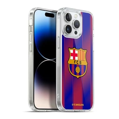 Head Case Designs sous Licence Officielle FC Barcelona Accueil Kit D'écusson 2025/26 Coque en Gel [Protection de Qualité Militaire] Compatible avec Apple iPhone 13 Pro Max Et Compatible avec MagSafe