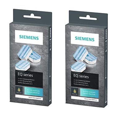 Siemens TZ80002 Lot de 2 x 3 tablettes de détartrage pour toutes les machines à café EQ