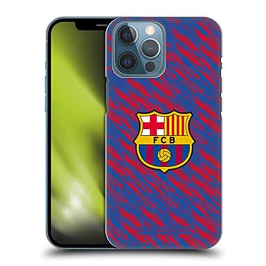 Head Case Designs sous Licence Officielle FC Barcelona Problème Crête Modèles Coque Dure pour l'arrière Compatible avec Apple iPhone 13 Pro Max