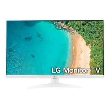 Ecran LG 27 TV Blanc IPS 16:9 1920x1080 250cd/m² 2xHDMI USB 2.0 Slot CI HPs Tuner TNT DVB-T/T2 DVB-C DVB-S/S2 Bluetooth Audio WiFi WebOS