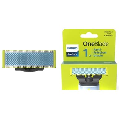 Philips OneBlade First Shave lame, pour tous les modèles OneBlade et OneBlade Pro, pour peau très sensible du visage, 1 pièce (modèle QP215/50)