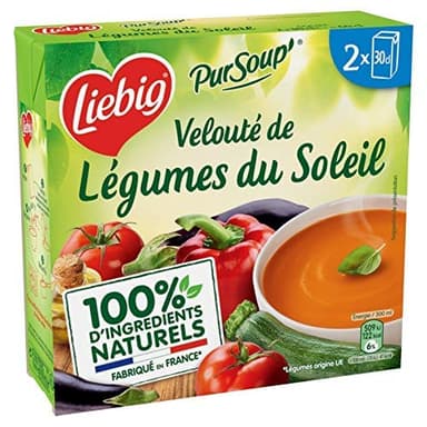 LIEBIG - Pursoup Velouté De Légumes Du Soleil Briques 600Ml - Lot De 2 - meilleure offre
